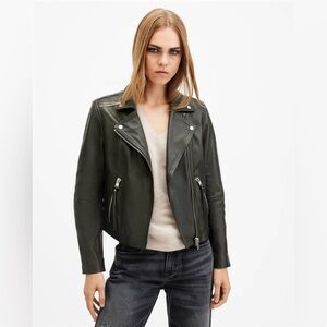 All Saints Dalby Leather jacket size 0